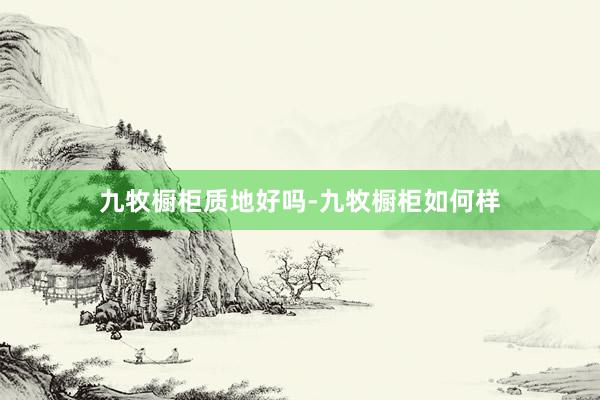 九牧橱柜质地好吗-九牧橱柜如何样